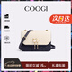 COOGI包包女款輕奢品牌女士單肩包女斜挎包女情人節生日禮物送女友老婆 深藍色