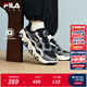 斐樂(lè )FILA兒童童鞋2025年冬季新款男女中大童運動(dòng)鞋子籃球鞋jagger 黑/鐵銹灰-BA 40