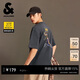 杰克·瓊斯（JACK&JONES） 【BSQ聯(lián)名】男裝短袖T恤上衣膠印圖案純棉羅紋圓領(lǐng)寬松226101032