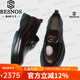 BESNOS意大利品牌樂(lè )福鞋男士真皮時(shí)尚百搭厚底增高英倫商務(wù)皮鞋男鞋 擦金色 44