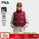 FILA 斐樂(lè )官方RGB羽絨女士羽絨馬甲2025冬時(shí)尚休閑基礎保暖立領(lǐng)外套