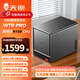 天鋇WTR Pro迷你電腦主機 英特爾N150電腦整機四硬盤(pán)位桌面PC 雙2.5G網(wǎng)口家庭網(wǎng)盤(pán)DIY發(fā)燒臺式機 英特爾N150四核 準系統【無(wú)內存硬盤(pán)】
