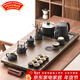唐豐功夫茶具套裝家用茶臺自動(dòng)燒水一體茶盤(pán)茶杯茶壺整套新年喬遷禮物 龍騰盛世茶盤(pán)+黑陶重樓提梁套裝