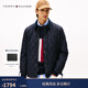 Tommy Hilfiger【防水】25秋冬新款男裝美式菱格燈芯絨襯衫領(lǐng)輕薄棉服夾克外套 藏青色DW5 M （推薦：135-150斤）