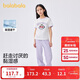 巴拉巴拉童裝兒童短袖套裝女童2025夏裝兩件套速干長(cháng)褲學(xué)院風(fēng)208225119009