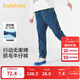 巴拉巴拉童裝兒童褲子男童長(cháng)褲秋冬裝寶寶直筒褲加絨時(shí)尚潮酷