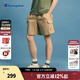 Champion冠軍短褲2024春夏新款男工裝休閑潮流純色簡(jiǎn)約褲子戶(hù)外風(fēng) 卡其色 L