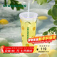 星巴克（Starbucks）杯子果緣奇遇系列冷變塑料吸管杯750ml 檸檬黃色冷變杯男女士送禮 冷變塑料吸管杯750ml
