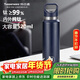 特百惠（Tupperware）純鈦保溫杯520ml鈦杯便攜水杯子大容量男女士高檔戶(hù)外露營(yíng) 夜海藍