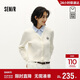 森馬（Semir）商場(chǎng)同款|森柔針織開(kāi)衫女冬季襯衫領(lǐng)假兩件2025毛衫101725107022