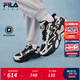 斐樂(lè )FILA兒童童鞋跑步鞋2025年冬季新款男童中大童兒童復古跑鞋 黑/雨霧灰-BN 36 內長(cháng)22.5cm