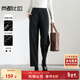 尚都比拉冬季休閑松緊腰加絨舒適保暖輕運動(dòng)哈倫小腳褲