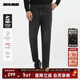 利郎加絨牛仔褲男冬季保暖褲低腰窄腳九分褲舒彈威化太陽(yáng)牛仔褲子 黑（24DNZ10101） 33 (175/84A)