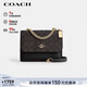 蔻馳（COACH）【品牌直供】女士小號印花風(fēng)琴包單肩斜挎包CW206新年禮物