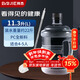 拜杰純凈水桶 食品級PC礦泉水桶飲水桶 桶裝水飲水機手提透明水桶 大容量11.3L+水桶刷