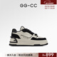 GG-CC【回歸至簡(jiǎn)】 真皮厚底松糕百搭熊貓鞋女新款休閑板鞋 G23X9738 黑色 36