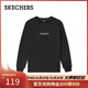 斯凱奇（Skechers）新年禮物男女同款休閑針織長(cháng)袖T恤衫L325U096