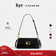 蔻馳（COACH）【禮物】新款女士JET單肩包牛皮革真皮斜挎包冬季高級感女包 B4/黑色