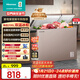 海信（Hisense）206升雙溫家用冰柜一級能效冷藏冷凍兩用獨立分區速凍小型冷柜BCD-206NUD國家補貼