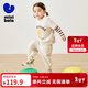迷你巴拉巴拉長(cháng)袖套裝男女童潮流萌趣衛衣長(cháng)褲兩件套2025秋季新款 淺卡其50311 130