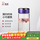 希諾（heenoor）單層玻璃杯子女士加厚泡茶杯便攜車(chē)載時(shí)尚水杯XN-9055紫色 330ml