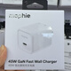 Mophie氮化鎵充電頭45w摩爾菲40W充電器數據線(xiàn)適用iPhone17快充頭蘋(píng)果16 45w氮化鎵快充頭