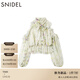 SNIDEL2025秋冬新品甜美荷葉邊露肩壓褶蝴蝶結系帶襯衫SWFB255028 花朵圖案 均碼 (F)