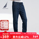 諾帝卡（NAUTICA）【商場(chǎng)同款】男裝春夏新款棉混紡親膚透氣牛仔長(cháng)褲男PO4160 深藏青4DN 32