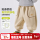 嘟嘟家【抗靜電】?jì)和澴佣炯雍駥殞氶L(cháng)褲秋冬男童童裝女童秋裝 卡其色 100