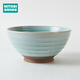 NITORI宜得利家居 家用餐具復古餐具淺口敞碗菜碗飯碗大碗 17.5cm大碗 土耳其藍