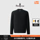 比音勒芬【Polartec熱力寶】秋季男士上衣保暖百搭易打理圓領(lǐng)長(cháng)袖T恤男 07黑 L