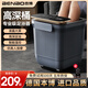 本博泡腳桶加熱恒溫電動(dòng)按摩加熱高深全自動(dòng)家用足浴盆洗腳盆 【灰】電動(dòng)太極足底按摩+水泵沖浪按摩+紅藍光殺菌