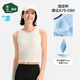 松山棉店小薄荷圓領(lǐng)女士帶杯背心2026新款涼感透氣不悶寬肩帶可外穿內搭
