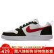 耐克NIKE男休閑鞋COURT BOROUGH運動(dòng)鞋838937-102黑白/紅42