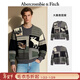 Abercrombie & Fitch【美式復古】大麋鹿圖案圓領(lǐng)保暖毛衣針織衫25秋冬男裝120-5181 黑灰圖案 XS (170/84A)