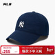 MLB帽子男女情侶棒球帽軟頂鴨舌帽秋冬運動(dòng)帽四季3ACP7701N-50NYS-F