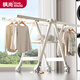 楓尚晾衣架落地陽(yáng)臺專(zhuān)用可移動(dòng)晾衣架翼型可折疊小戶(hù)型曬衣架0226