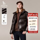 哈吉斯（HAZZYS）女裝 冬季款女士面包服寬松立領(lǐng)保暖羽絨服女ASFSU0CDX04