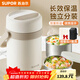 蘇泊爾（SUPOR）保溫飯盒大容量24小時(shí)超長(cháng)保溫桶不銹鋼學(xué)生上班族2025新款 蓮子白2L-三層-送保溫包+餐具