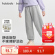 巴拉巴拉balaOne童裝兒童加絨褲子女童運動(dòng)長(cháng)褲2025冬裝保暖208425108004