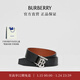 博柏利（BURBERRY）【禮物】男士 雙面兩用專(zhuān)屬標識裝飾皮革針扣腰帶皮帶