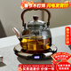 憶壺茶（YIHUTEA）玻璃煮茶壺電陶爐2026新款煮茶器耐高溫大容量燒水養生茶壺套裝 【高端大容量套組】煙灰壺1300ml+電陶爐1000w