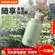 蘇泊爾（SUPOR）保溫壺316L不銹鋼大容量戶(hù)外保溫杯壺車(chē)載旅行熱水瓶泡茶壺 高山綠-配茶濾1.3L