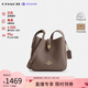 蔻馳（COACH）【品牌直供】奢侈品女包HADLEY牛皮斜挎包 深褐色CAL60情人節禮物