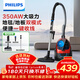 飛利浦（PHILIPS）家用吸塵器臥式手持大功率強力除螨吸毛吸灰吸塵器FC9351