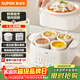 蘇泊爾（SUPOR）電燉盅電燉鍋隔水燉家用全自動(dòng)煲湯燉湯鍋陶瓷燕窩燉盅4.5L蒸燉一體多功能鍋3-4人 DZ25FC873