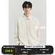 伯爵卓爾【不易皺好打理】襯衫男士垂感休閑通勤2025春夏廓形襯衣男 云米色 （長(cháng)袖款） M (170)