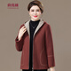 俞兆林YX2026春秋冬新款毛呢外套短款時(shí)尚洋氣媽媽小個(gè)子中老年婦女冬裝 橘紅色 XL 建議90-115斤