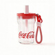 哈爾斯（HAERS）可口可樂(lè )聯(lián)名夏季運動(dòng)杯吸管杯兒童水杯冷水杯送茶隔 經(jīng)典白510ml