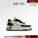 GG-CC【回歸至簡(jiǎn)】 真皮厚底松糕百搭熊貓鞋女新款休閑板鞋 G23X9738 黑色 36